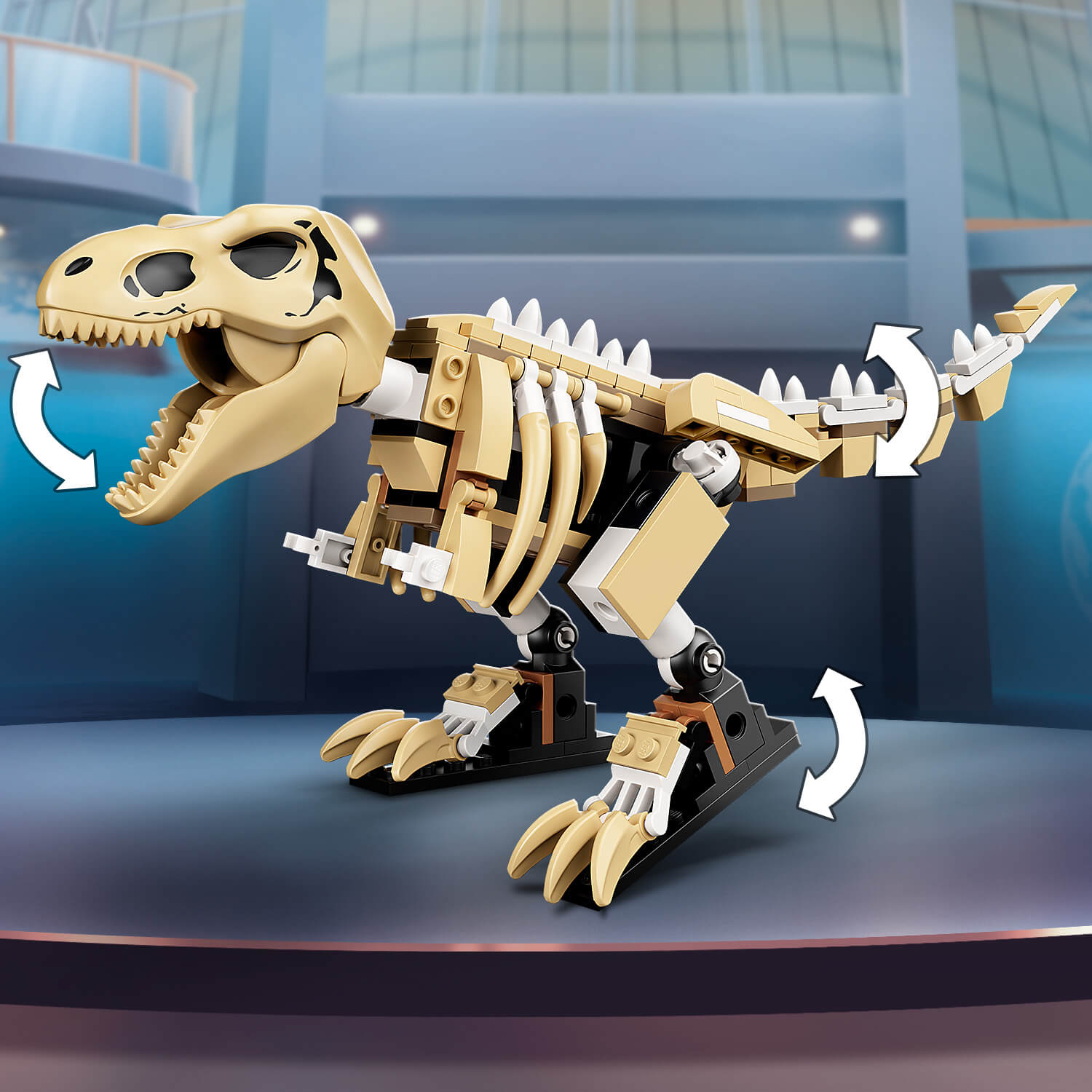 Pohyblivá kostra T-rexe