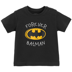 Tričko s krátkým rukávem Batman -černé